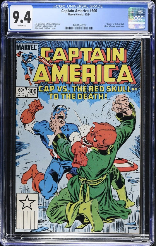 CAPTAIN AMERICA #300 CGC 9.4 Front Cover