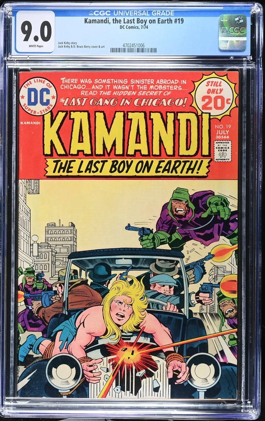 Kamandi, the Last Boy on Earth #19 CGC 9 Front Cover