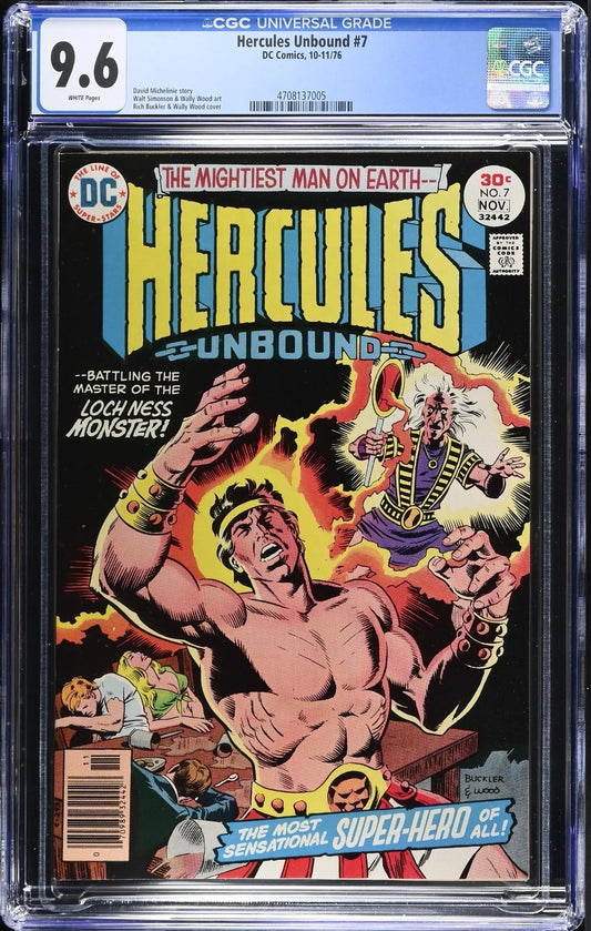 Hercules Unbound #7 CGC 9.6 Newsstand Front Cover