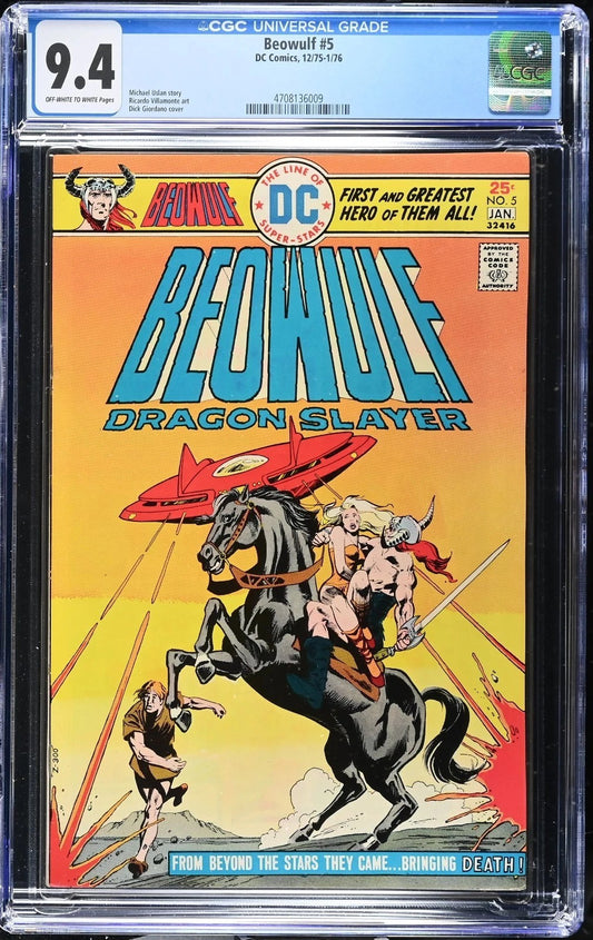 BEOWULF Dragon Slayer #5 CGC 9.4 Front Cover