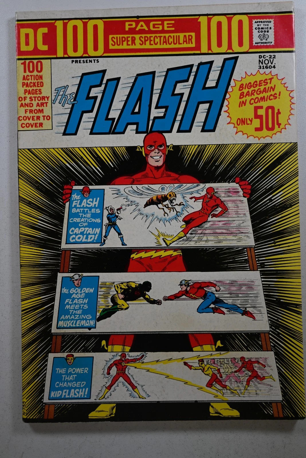 100-Page Super Spectacular Presents the flash #DC-22 Front Cover