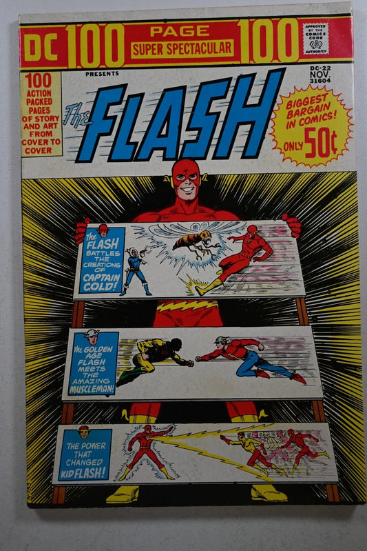 100-Page Super Spectacular Presents the flash #DC-22 Front Cover