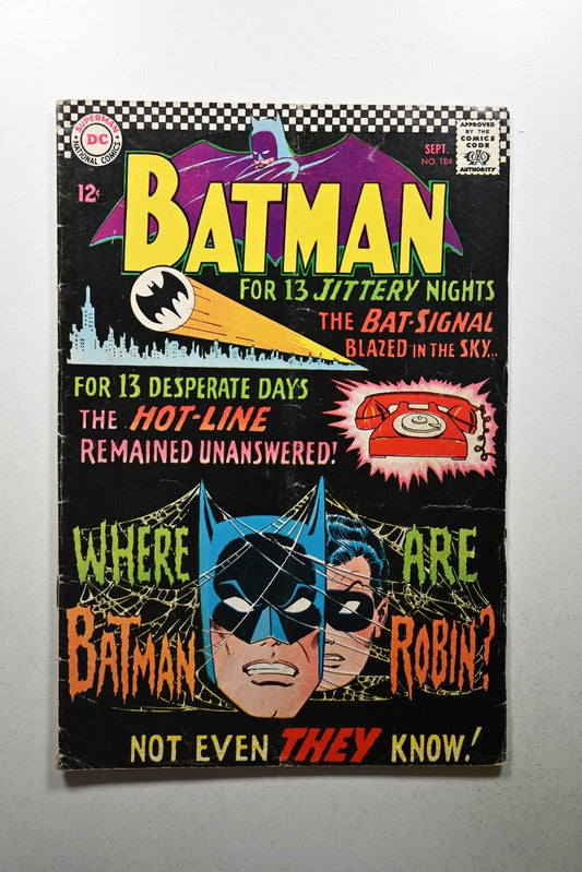 Batman #184 Front Cover