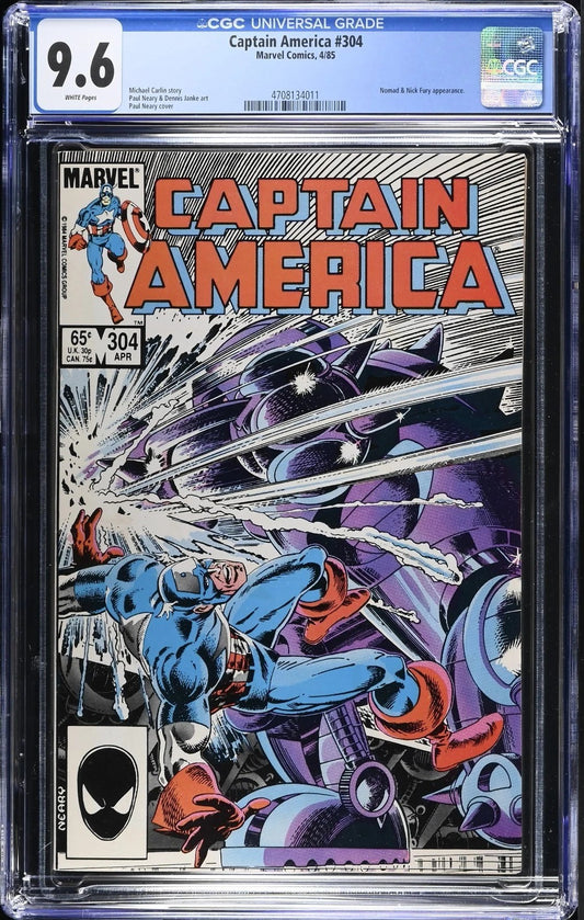 CAPTAIN AMERICA #304 CGC 9.6 Front Cover